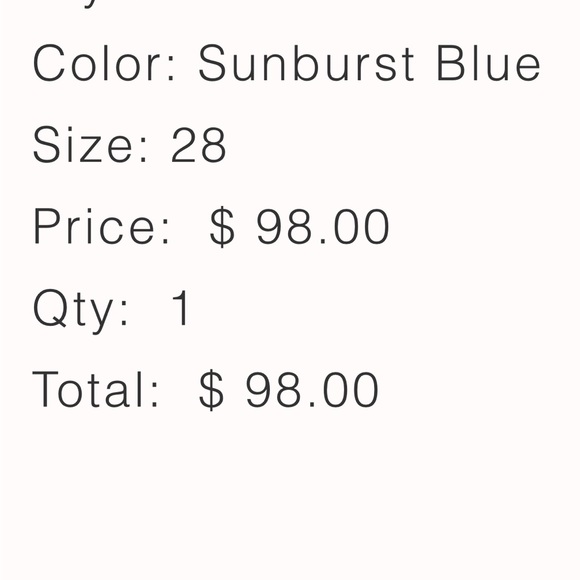 FREE PEOPLE SUNBURST BLUE JAYDE FLARE JEAN 28 NWOT - Picture 6 of 15